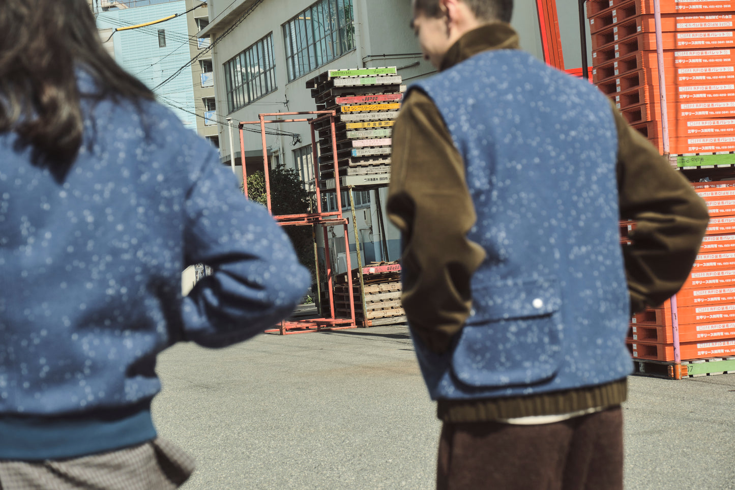 Roulette Vest -Blue-