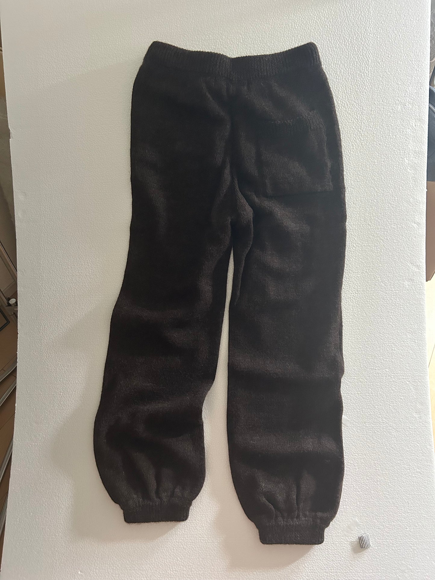 Award Knit Pants -Brown-