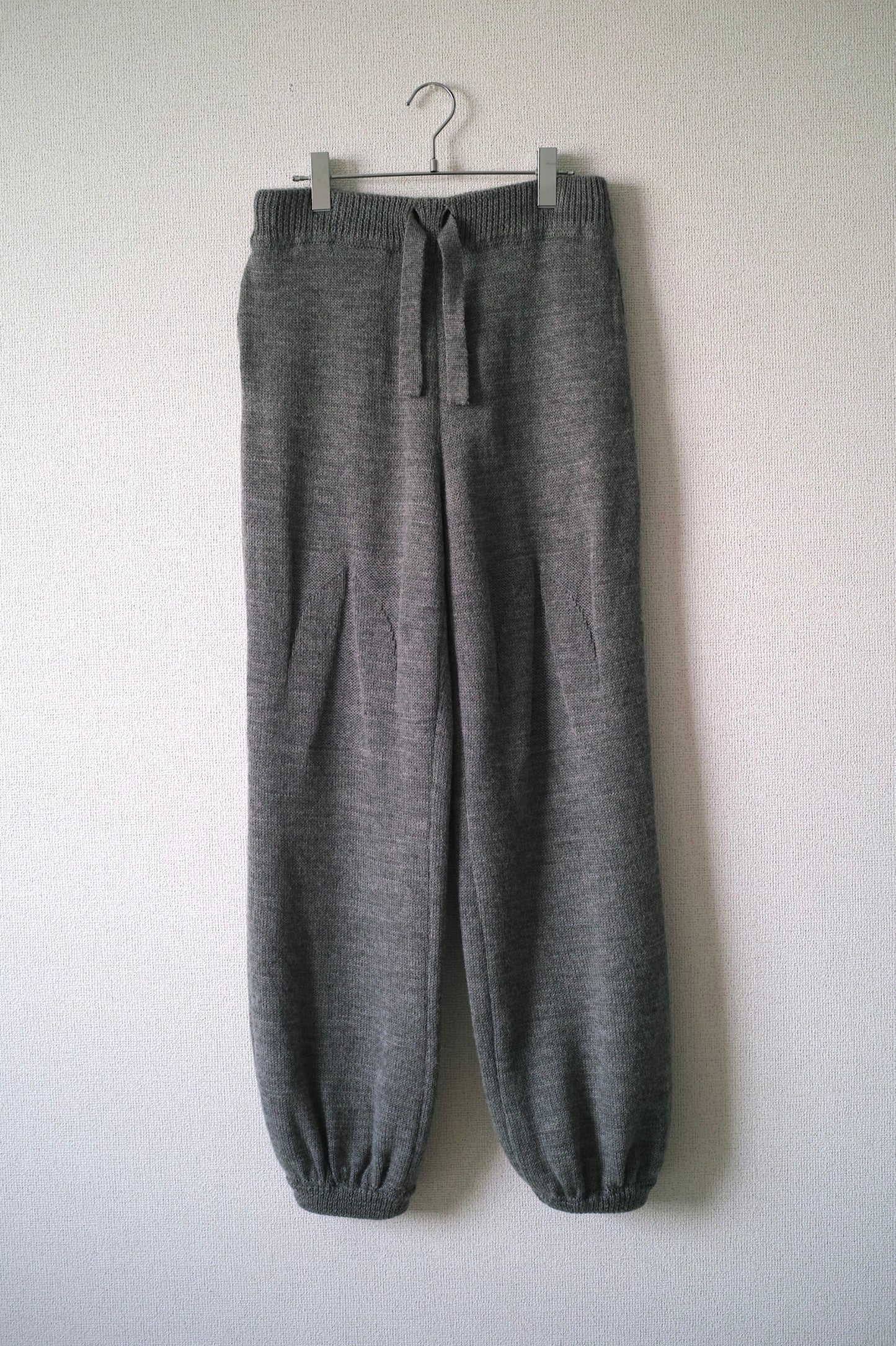 Award Knit Pants -Gray-