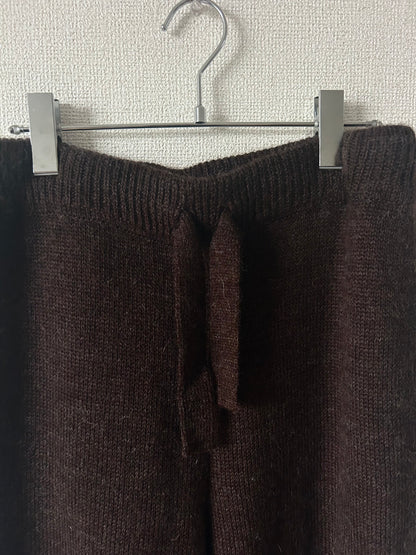 어워드 니트 팬츠 [브라운]