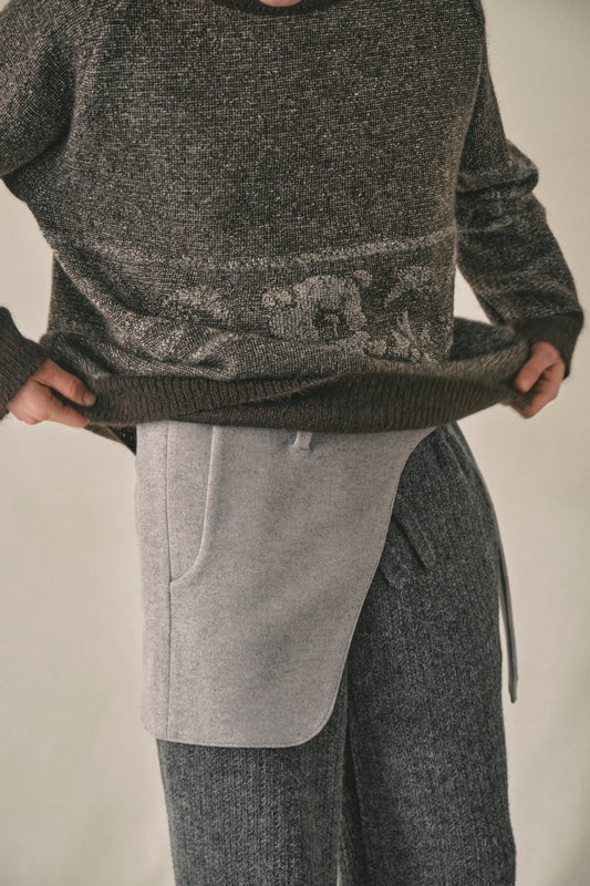Vague Shape "Lama" -Gray-