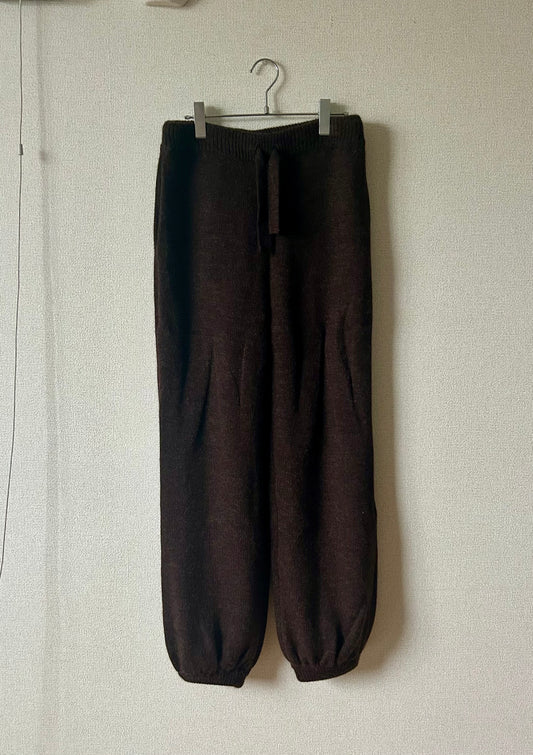 Award Knit Pants [Brown]