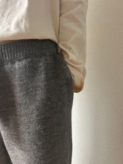 Award Knit Pants [Gray]