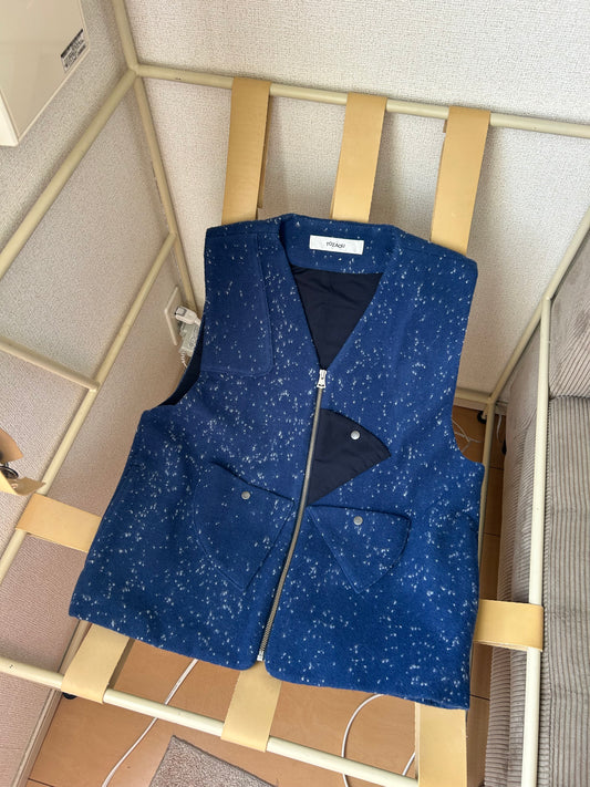 Roulette Vest -Blue-