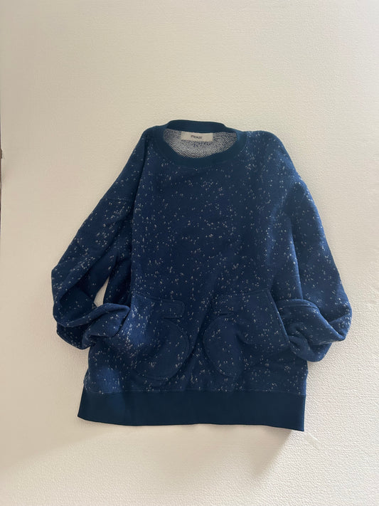 Miton Wool Sweat  -Blue-