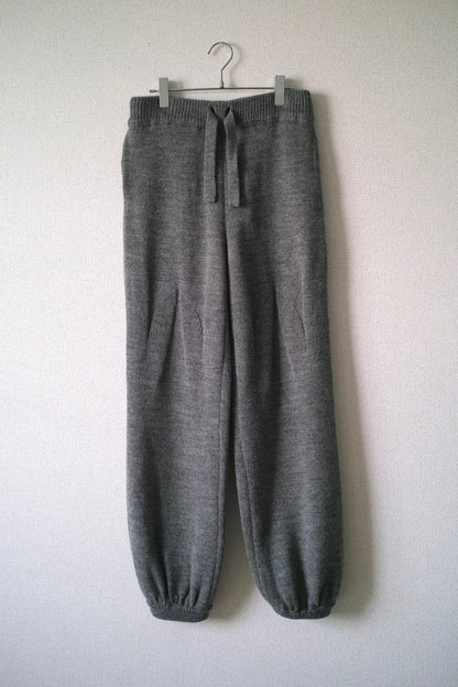 Award Knit Pants -Gray-