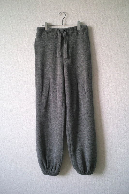 Award Knit Pants -Gray-